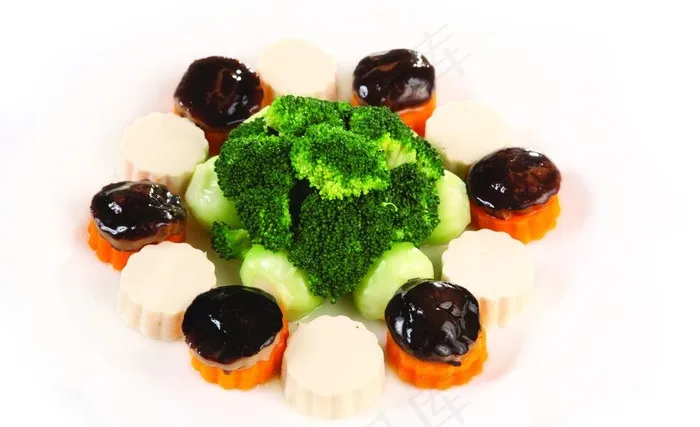 清蒸四宝蔬图片