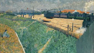 伦敦画廊风光油画图片