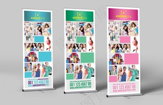 展架 易拉宝 简约 时尚 