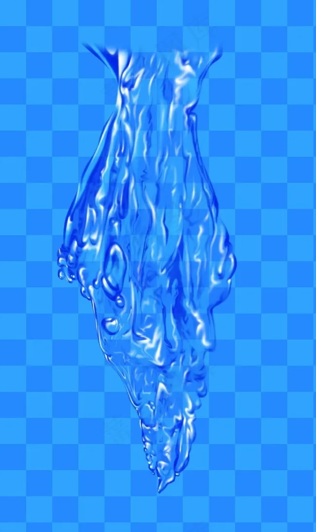 水花PSD素材psd模版下载