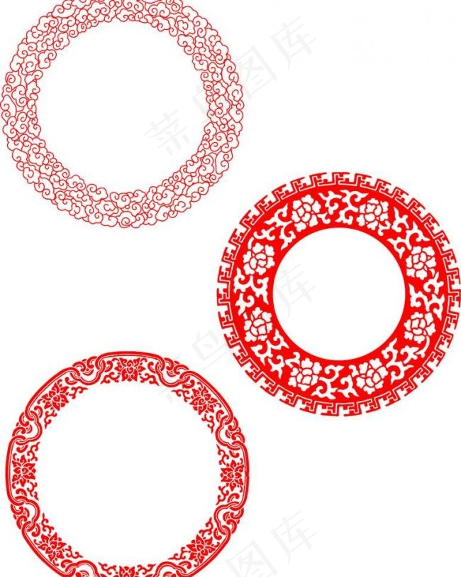 古典云纹边框图片