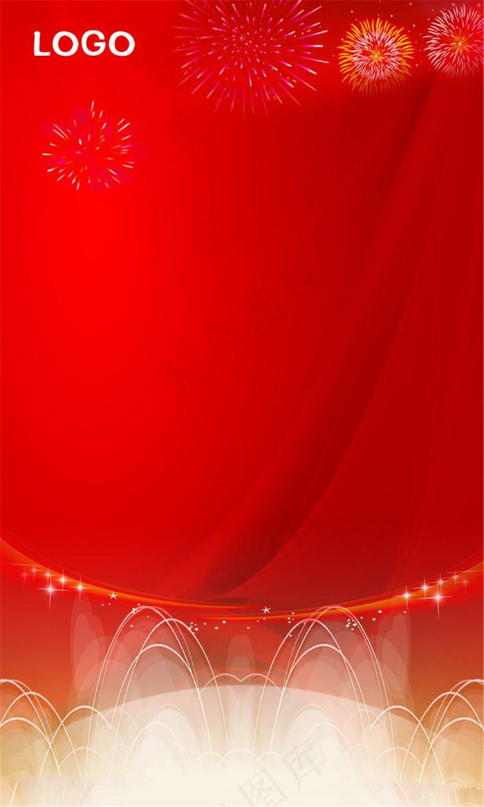 红色喜庆背景