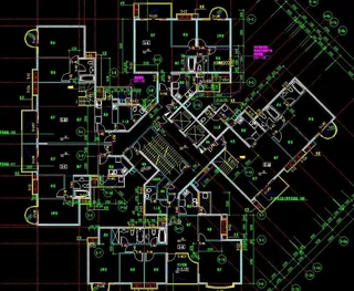 黄埔雅苑 标准层平面图图片