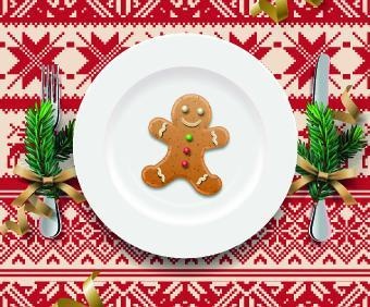 圣诞餐桌背景01