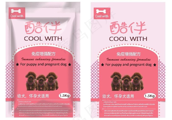 狗粮 包装袋图片cdr矢量模版下载