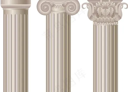 欧式柱子建筑矢量图片 欧式柱子建筑矢量图片