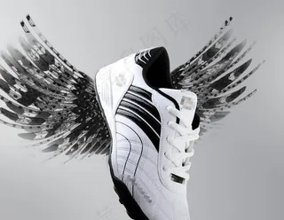 鞋创意大海报图片