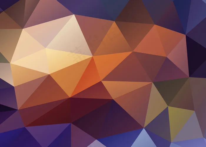 多边形彩色抽象几何背景素材ai矢量模版下载