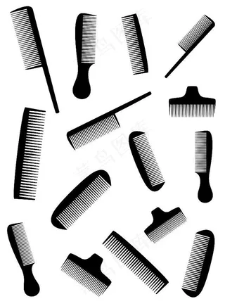 理发店梳子