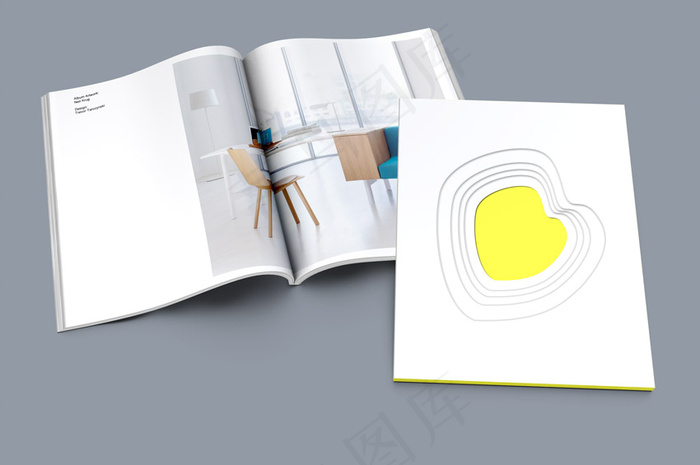 时尚画册样机