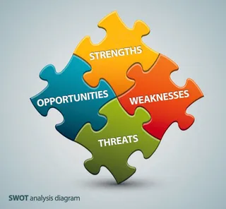 创意彩色拼图背景矢量素材