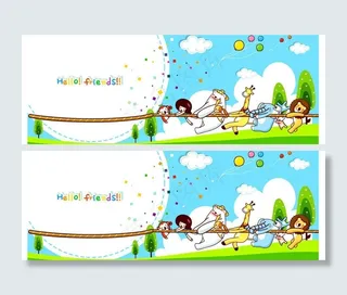 小动物的拔河比赛图片