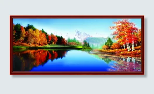 无框画 风景画