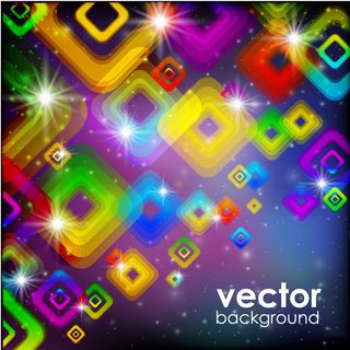 一个华丽的明亮铉效应向量