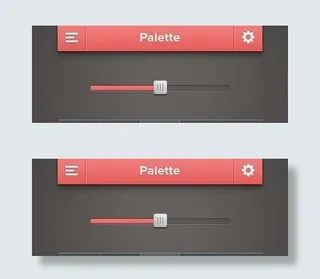 手机控件psd分层