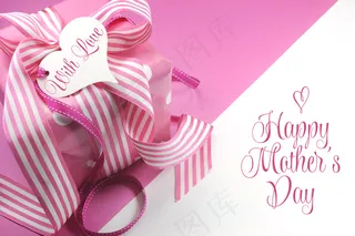 粉色礼物母亲节主题图片