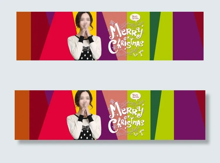 女装全屏海报圣诞psd模版下载