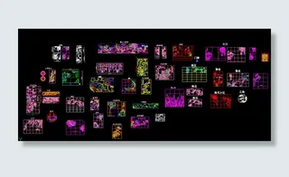 非常漂亮的拼花CAD图集