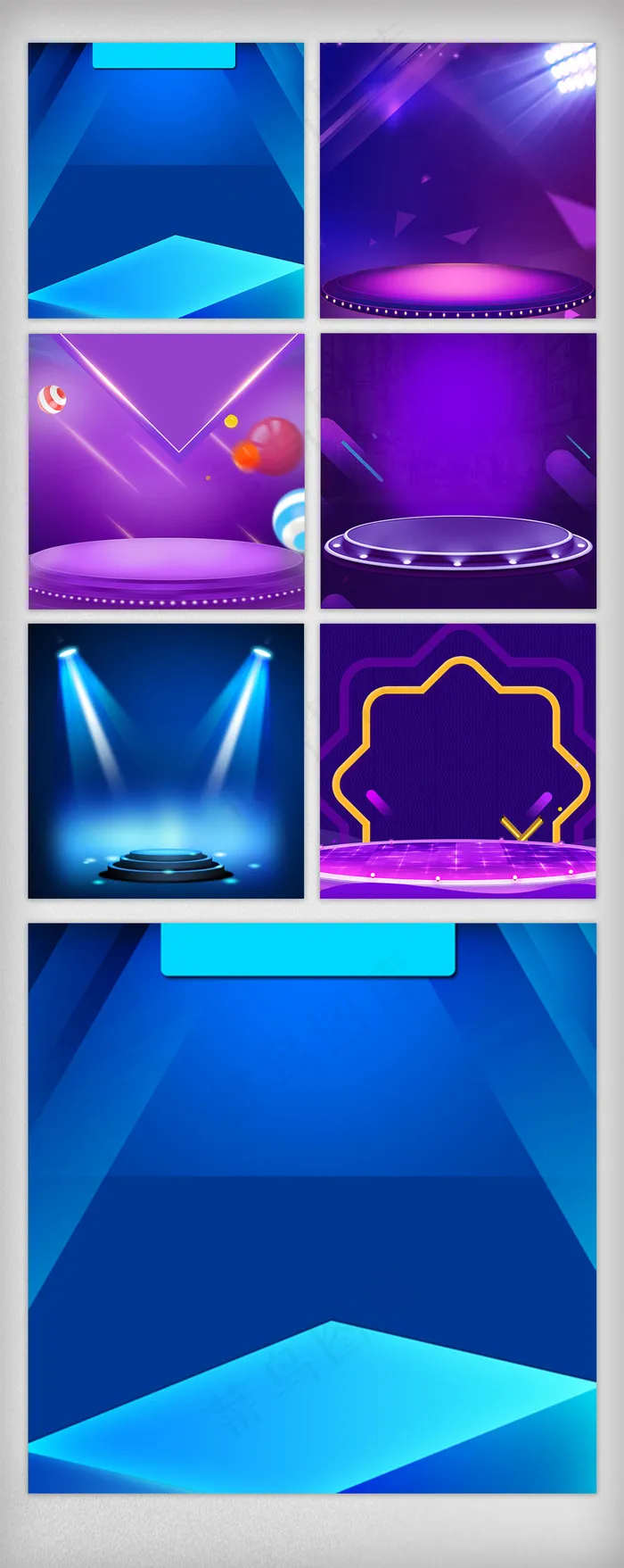 淘宝天猫简约大气舞台主图模版素材(800X800(DPI:72))psd模版下载