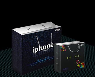 手机手提袋（展开图）图片