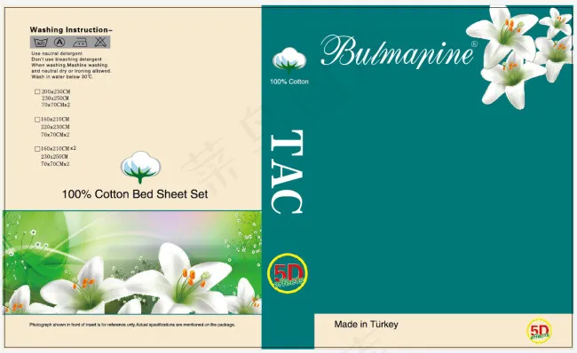 外贸5D百合插卡ai矢量模版下载