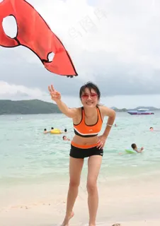 海边美女图片 海边美女图片