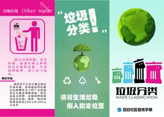 垃圾分类宣传手册正面