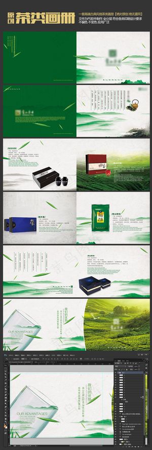 原创精品茶类画册