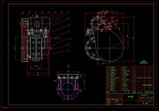 5.0下料机驱动装置全套图