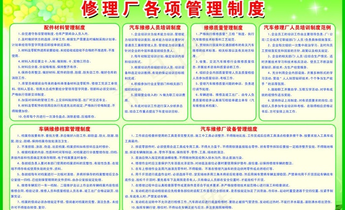 管理制度展板图片psd模版下载