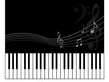 钢琴矢量图片