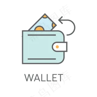 商务金融创意彩色小图标设计