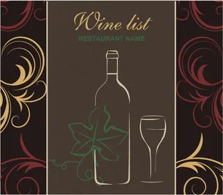 西餐菜单背景04矢量