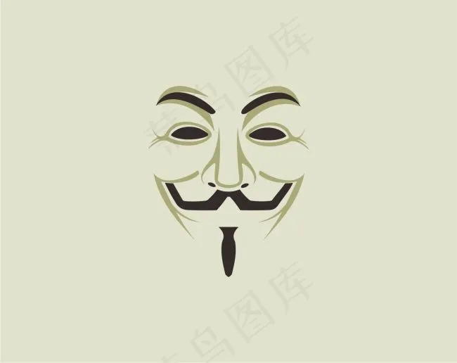 V字仇杀队cdr矢量模版下载