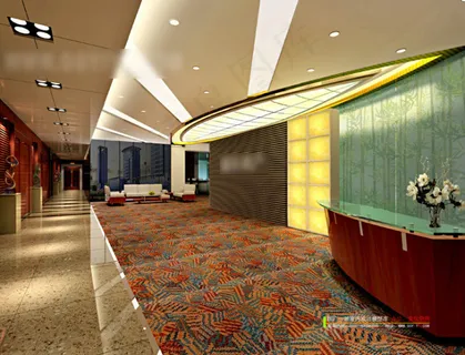 公司大厅走廊模型免费下载,3D 公司大厅走廊模型免费下载,3D