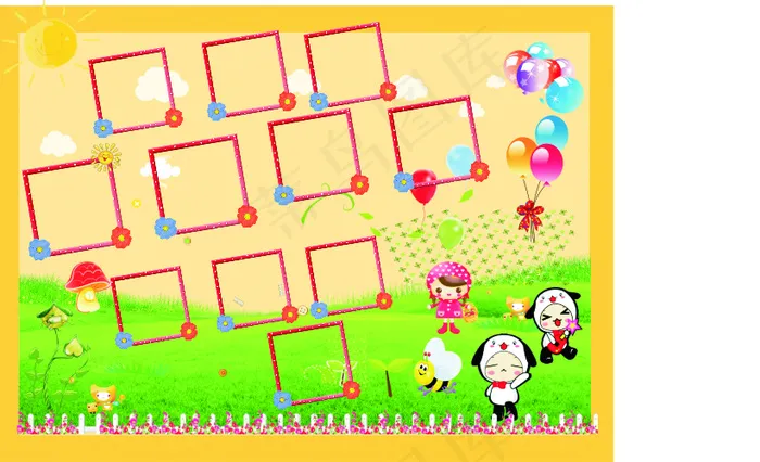 相框(210X297)cdr矢量模版下载