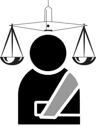 人身伤害律师剪贴画eps,ai矢量模版下载