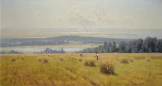 希施金田园风景油画