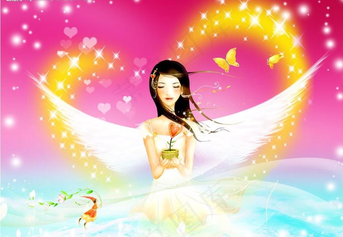 守护爱情的天使图片