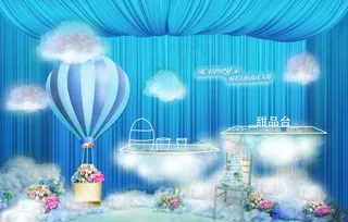 婚礼迎宾区效果图