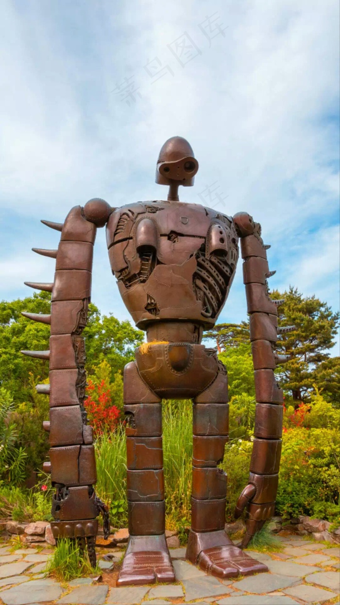 铁制机器人高清摄影图片