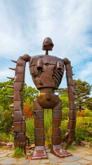 铁制机器人高清摄影图片