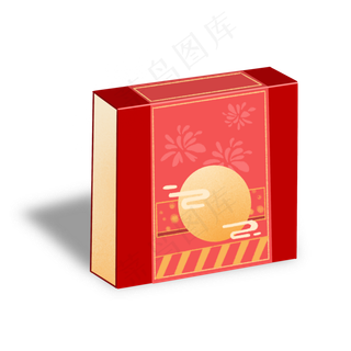 中秋节红色月饼礼盒中秋节红色月饼礼盒