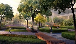 城市公园效果图图片