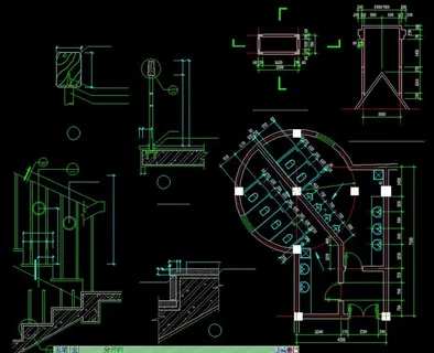 古城堡全套施工图 楼梯大样