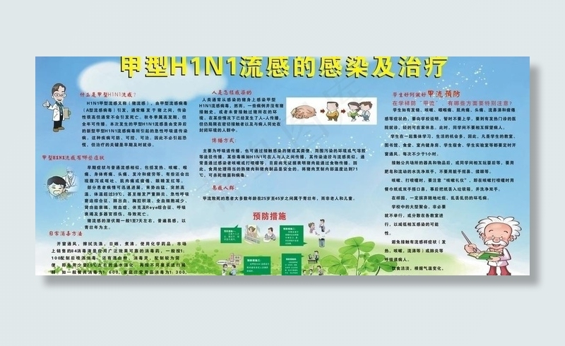 防甲型H1N1流感图片