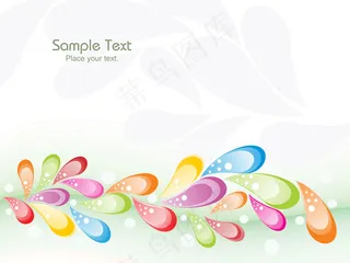 丰富多彩的雨天的概念