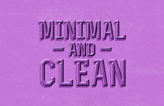 紫色艺术字样机