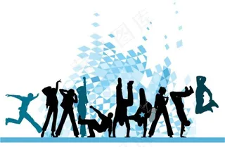 简约矢量人物素材