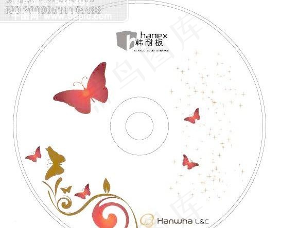 CD光盘设计ai矢量模版下载